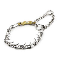 Image of Stainless Steel USA Snap Micro Prong Collar