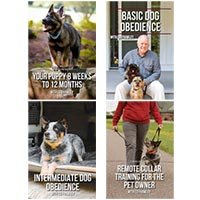Basic Dog Obedience Set - From Puppy thru Advanced Training