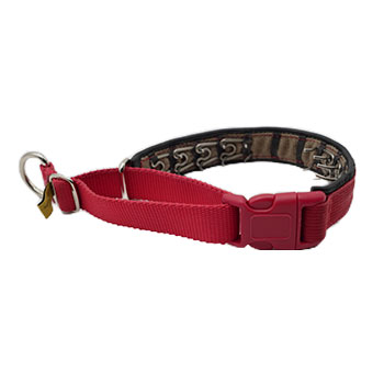 Keeper Collars Hidden Prong with Snap - RED 18inch