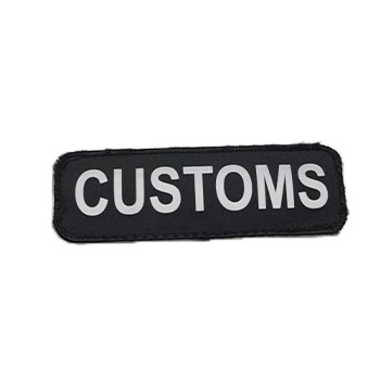 CUSTOMS VELCRO PATCH