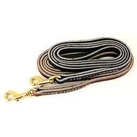 3/8 inch Leather Drag/Obedience Leash - No Handle