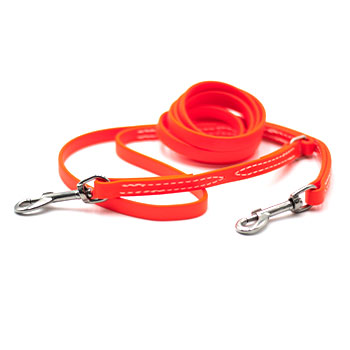 Image of 3/4" BioThane Prong Collar Leash