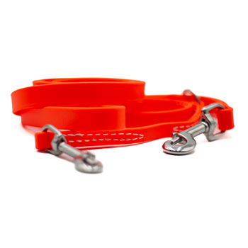 Image of 1/2" BioThane Prong Collar Leash