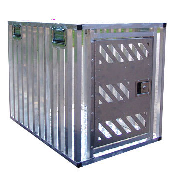 Full Vent Aluminum Crate with 2 Doors