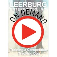Training a Competition Tracking Dog