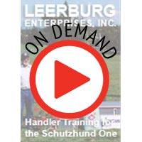 Handler Training for a Schutzhund I Trial