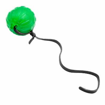 Image of Squish Ball with Leather Strap