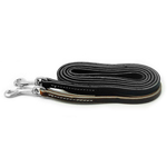 3/8" Puppy Leather Leash with Brass Snap and Handle