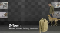 D-Town 4 Pocket Hooded Training Sweatshirt