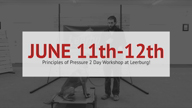 The Principles of Pressure - 2 Day Workshop with Tyler Muto