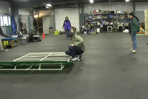 Cindy and Rush Training the Long Jump with Michael Ellis
