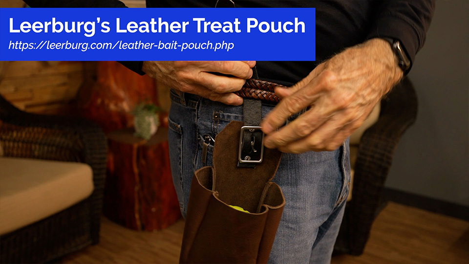 New! Leerburgs Amish Leather Bait Pouch