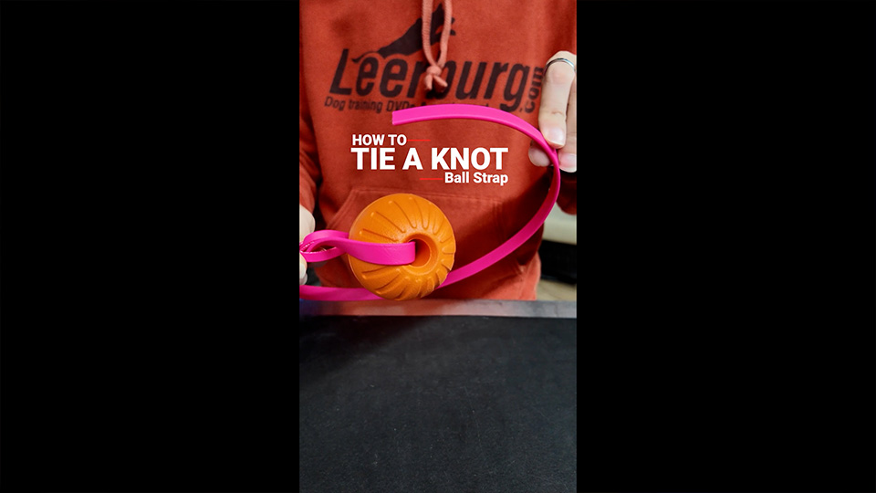 How to Tie a Knot in a Biothane Ball Tug Strap