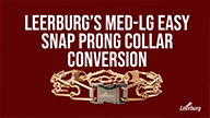 Leerburg Medium-Large Easy Snap Prong Collar Conversion