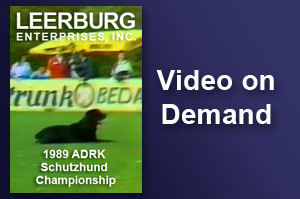1989 ADRK Schutzhund Championship