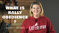 What is Rally Obedience? With Dusty Trieschman