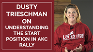 Dusty Trieschman on Understanding Start Position in AKC Rally Obedience