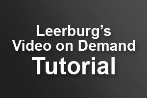 Leerburgs Video on Demand Tutorial