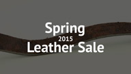 Spring Imperfect Leather Sale