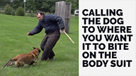 Mark Keating on Calling the Dog to Where You Want it to Bite on the Body Suit