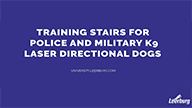 Training Stairs For Police and Military K9 Laser Directional Dogs