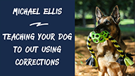 Michael Ellis - Teaching Your Dog to Out Using Corrections