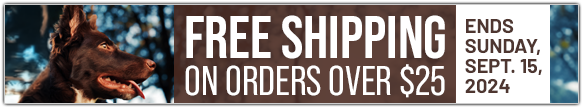 Free Shipping on Orders Over $25