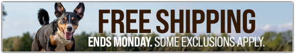 Free Shipping Sitewide. Ends Monday at Midnight!