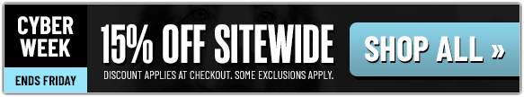 15% Off Sitewide. Exclusions apply.