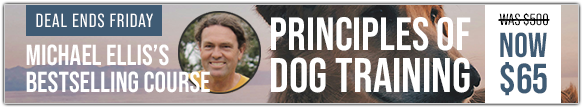 Michael Ellis's Principles of Dog Training I & II is $65 Each