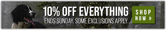 Ends Sunday: 10% Off Sitewide
