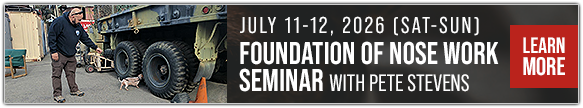 Foundations of Nose Work with Pete Stevens Seminar