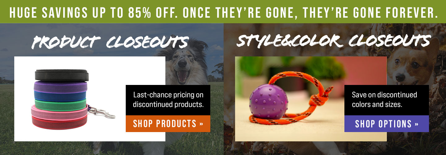 Shop Our Closeout Sales at Leerburg
