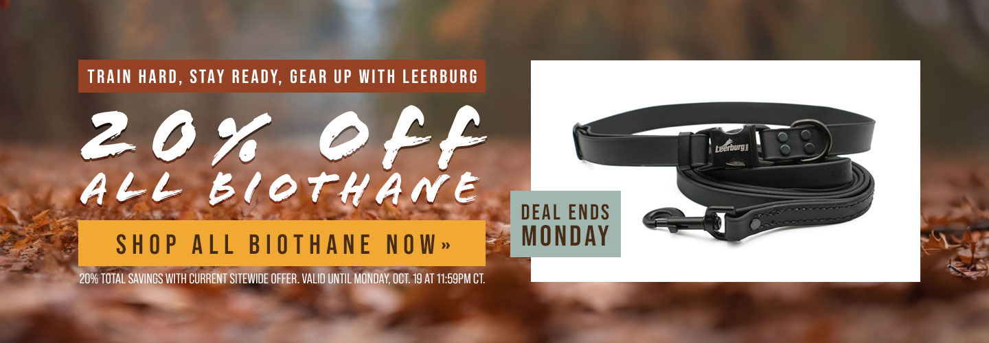 Flash Sale Ends Monday: 20% Off All BioThane