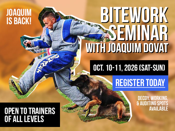 Joaquim Dovat's Bitework for All Levels Seminar - October 2026