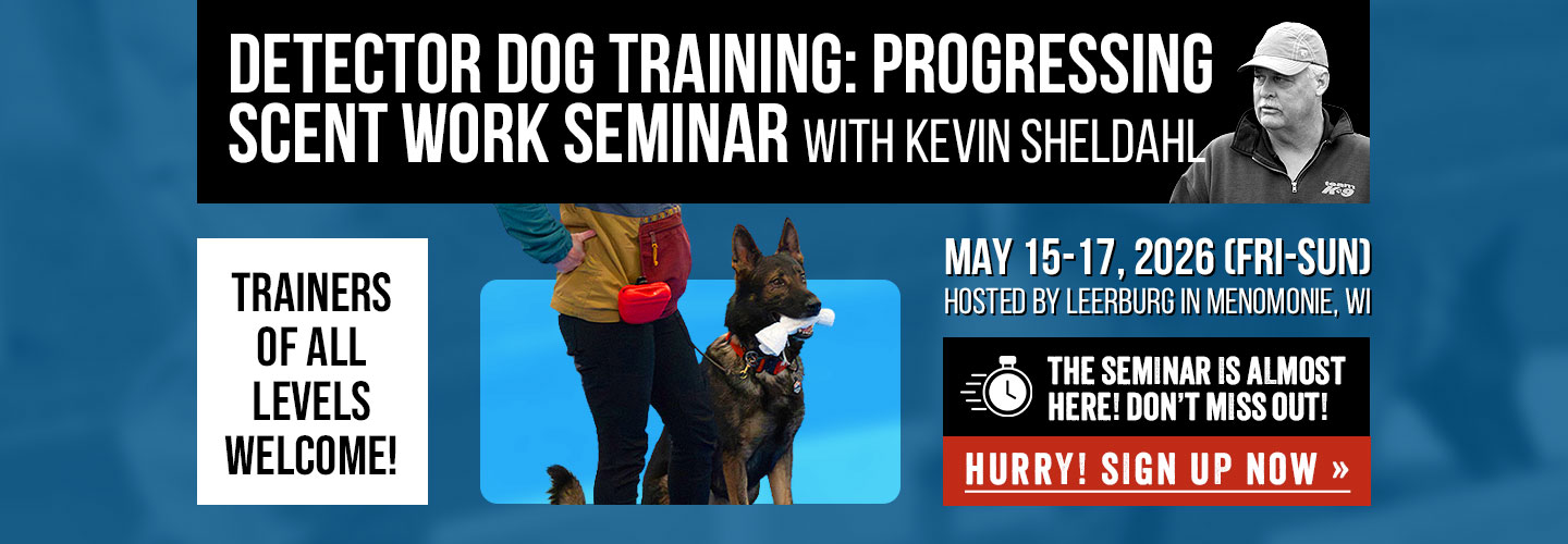 Kevin Sheldahl Detector Dog Training Seminar
