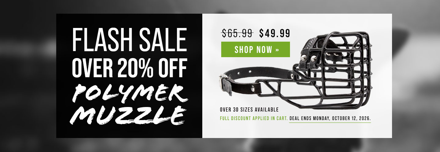 Flash Sale Ends Monday: Polymer Coated Wire Muzzle