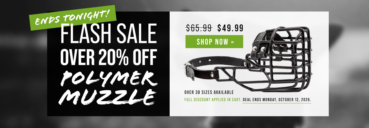Flash Sale Ends Monday: Polymer Coated Wire Muzzle