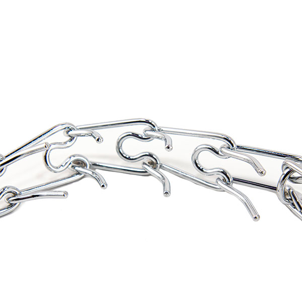 Leerburg Chrome Prong Collar with Swivel